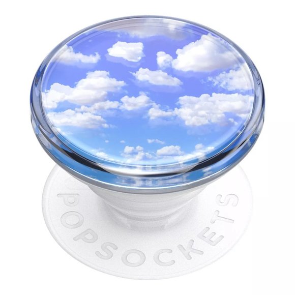 Mirage Cloudy Skies Luxe Premium Popsockets Single Grip & Stand Phones Holder - Picture 5 of 5